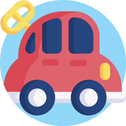 Автомобильная игрушка Detailed Flat Circular Flat иконка