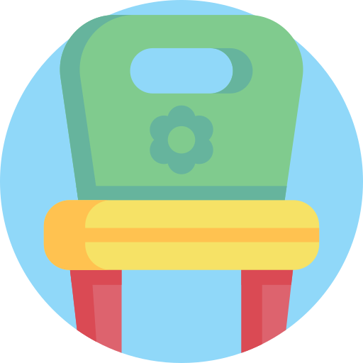 stoel Detailed Flat Circular Flat icoon