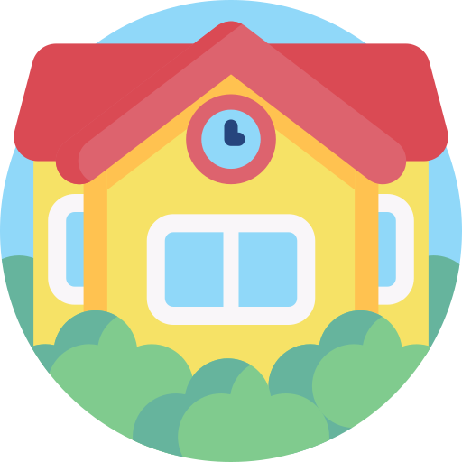 幼稚園 Detailed Flat Circular Flat icon