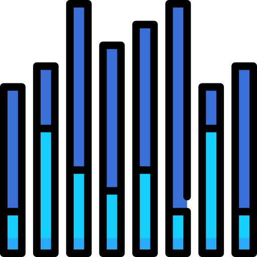 Stock chart Special Lineal color icon