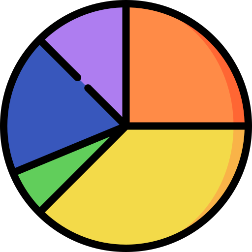 gráfico de pizza Special Lineal color Ícone