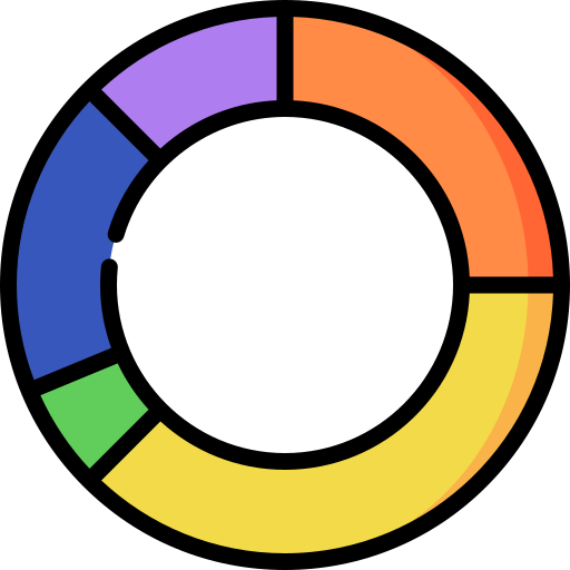 gráfico de rosca Special Lineal color Ícone