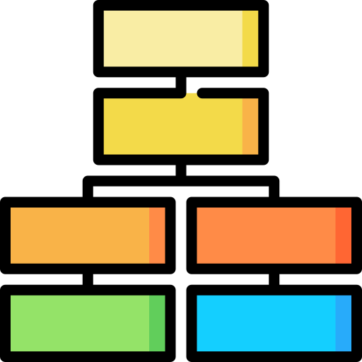 diagrama Special Lineal color icono