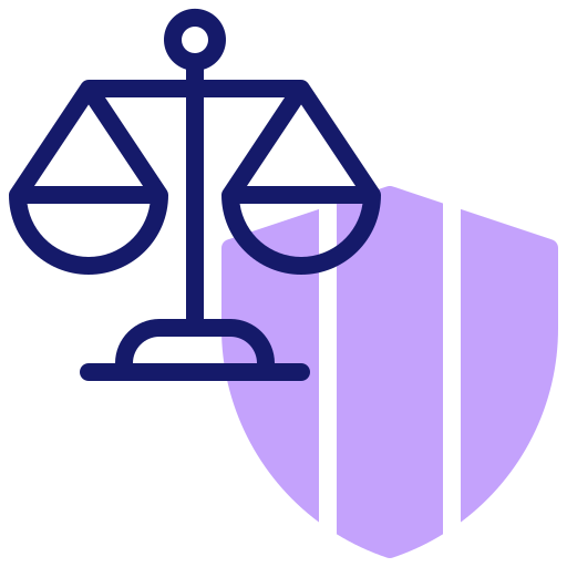 sprawiedliwość Inipagistudio Lineal Color ikona