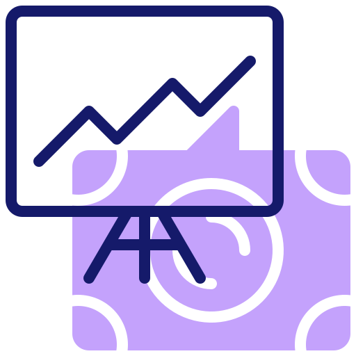 Statistics Inipagistudio Lineal Color icon