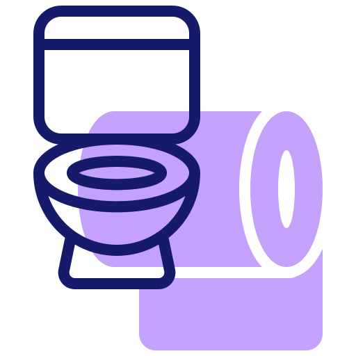 toilet Inipagistudio Lineal Color icoon