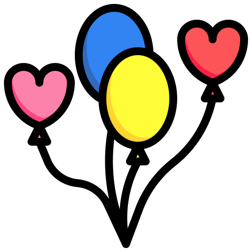 Balloons Surang Lineal Color icon