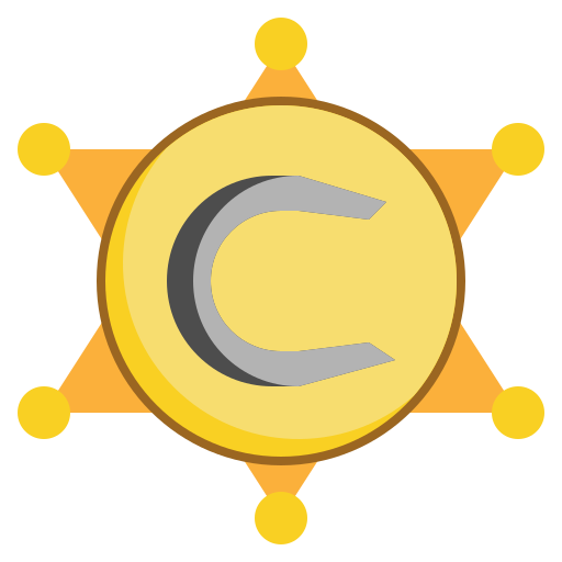 odznaka policyjna Surang Flat ikona