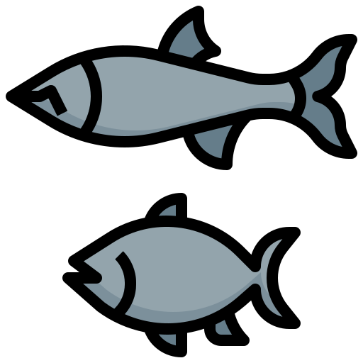 물고기 Surang Lineal Color icon