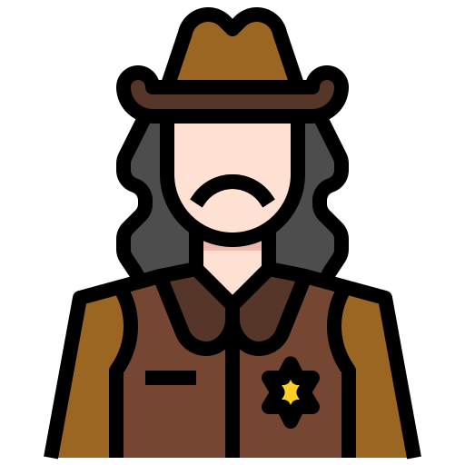 Cowboy Surang Lineal Color icon