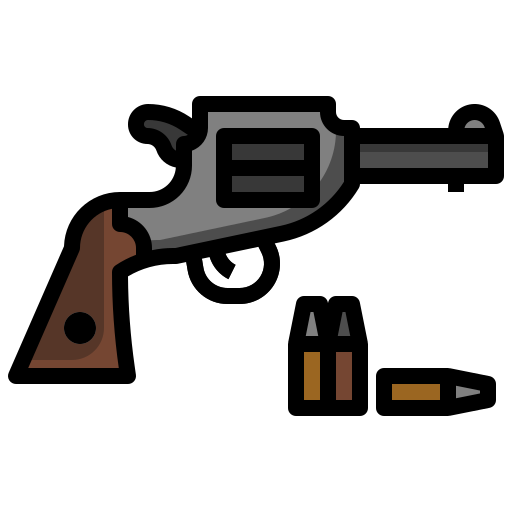 pistola Surang Lineal Color icono