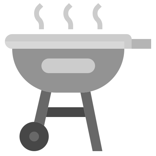 barbecue Surang Flat icoon