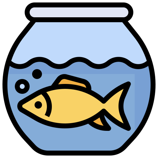 Fish tank Surang Lineal Color icon