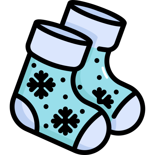 Зимние носки Generic Outline Color иконка