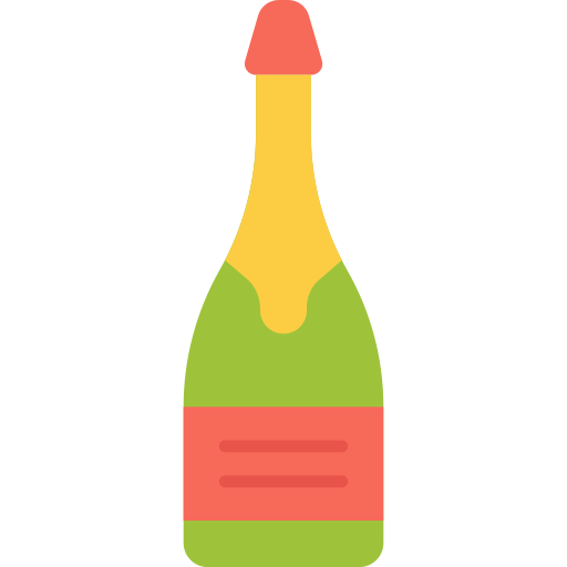 champanhe Generic Flat Ícone