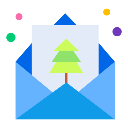 Christmas card Generic Flat icon