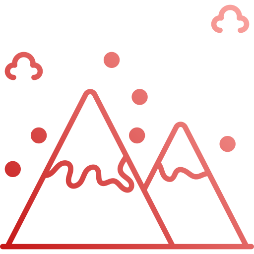 montagnes Generic Gradient Icône