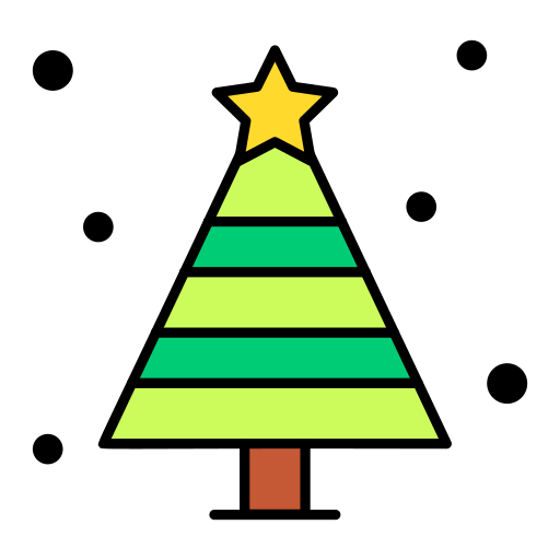árvore de natal Generic Outline Color Ícone