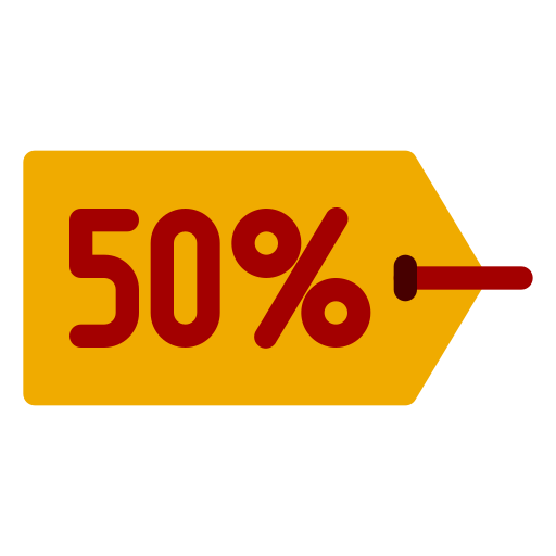 50パーセント Generic Flat icon