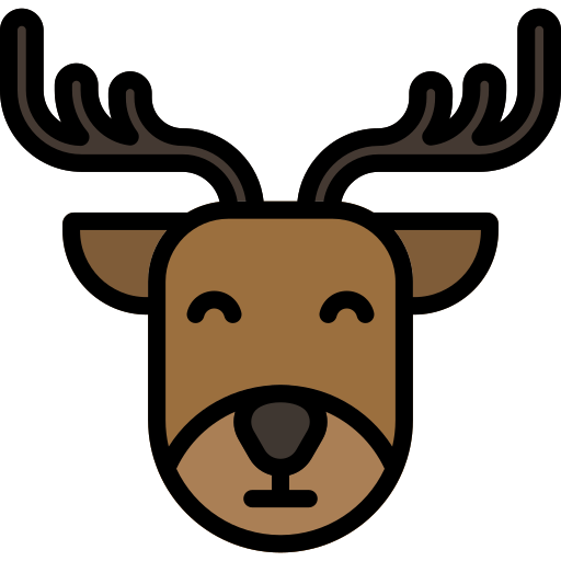 Reindeer Generic Outline Color icon