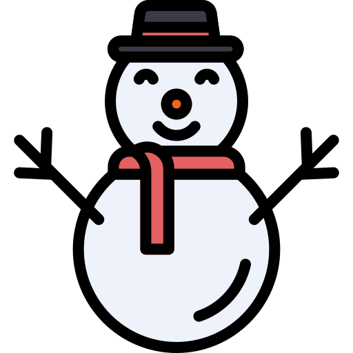 bonhomme de neige Generic Outline Color Icône