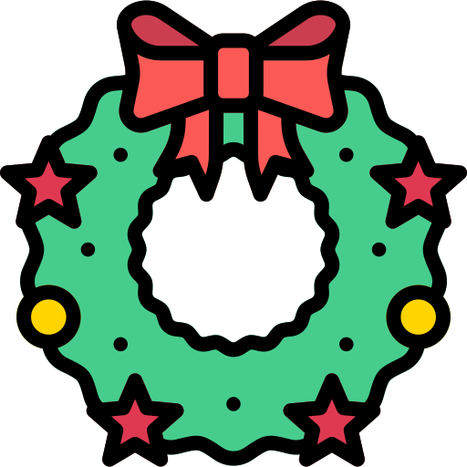 weihnachtskranz Generic Outline Color icon