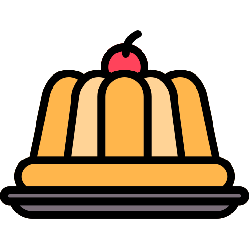 pudding Generic Outline Color icon
