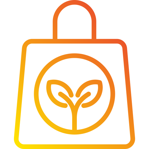 ekologiczna torba Generic Gradient ikona
