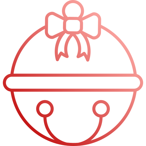 campana de trineo Generic Gradient icono