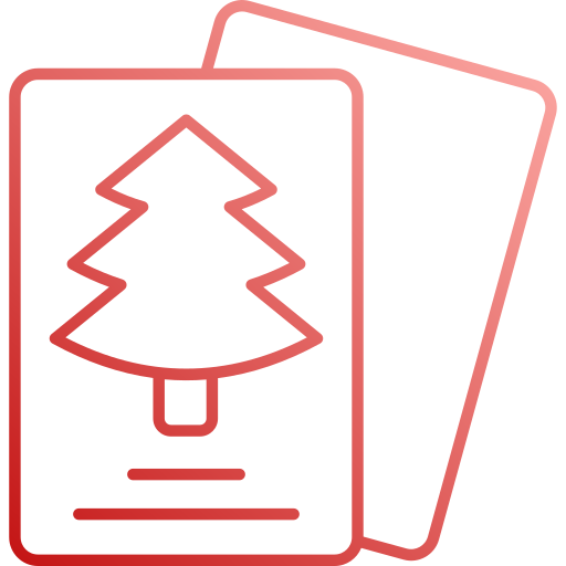 Christmas card Generic Gradient icon