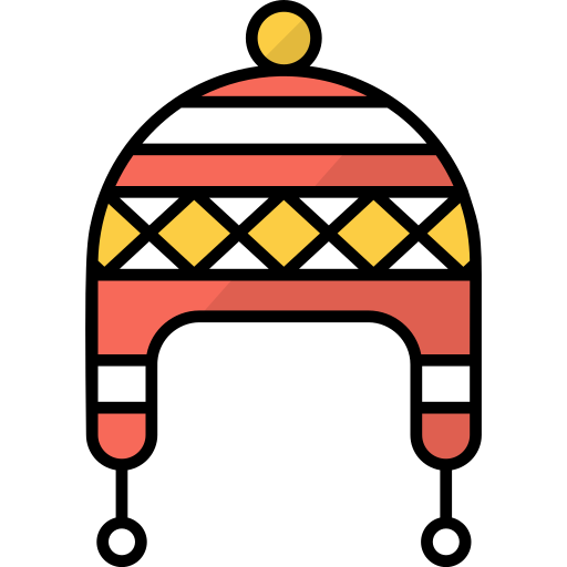 Зимняя шапка Generic Outline Color иконка