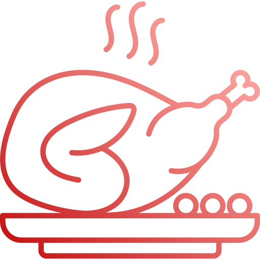 구운 치킨 Generic Gradient icon