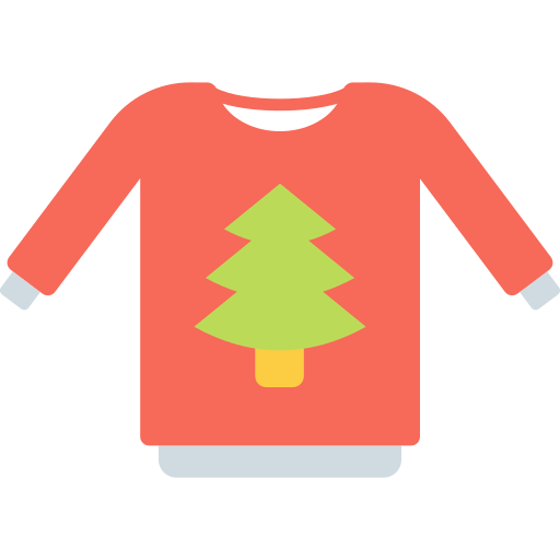 maglione natalizio Generic Flat icona