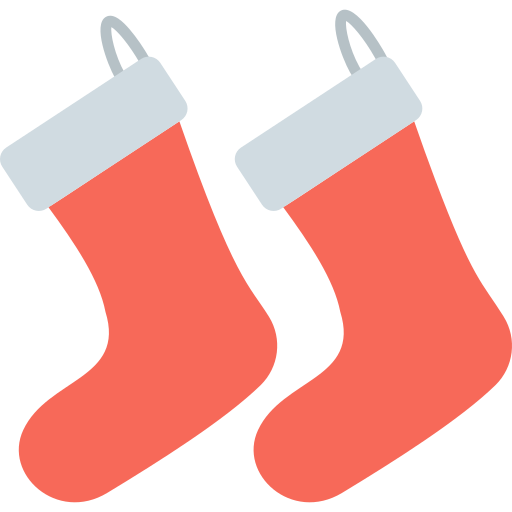 Рождественские носки Generic Flat иконка