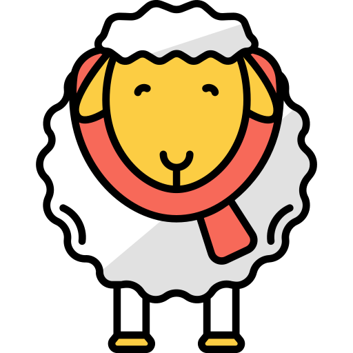Овца Generic Outline Color иконка