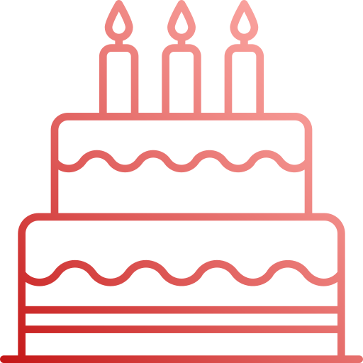 Birthday cake Generic Gradient icon