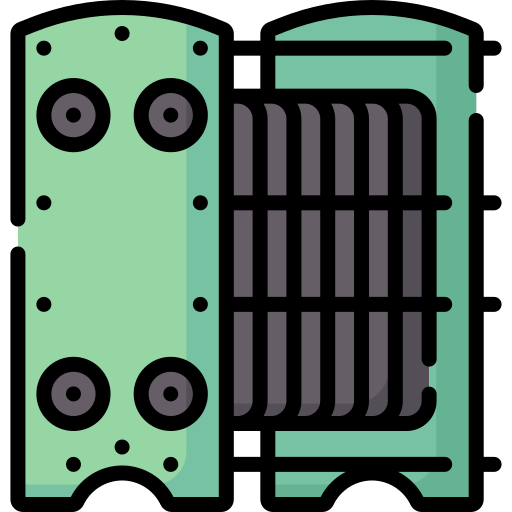 Plate heat exchangers Special Lineal color icon