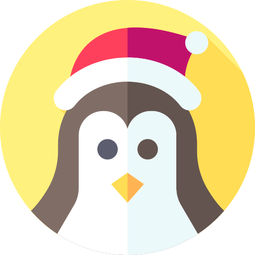 Penguin Flat Circular Flat icon