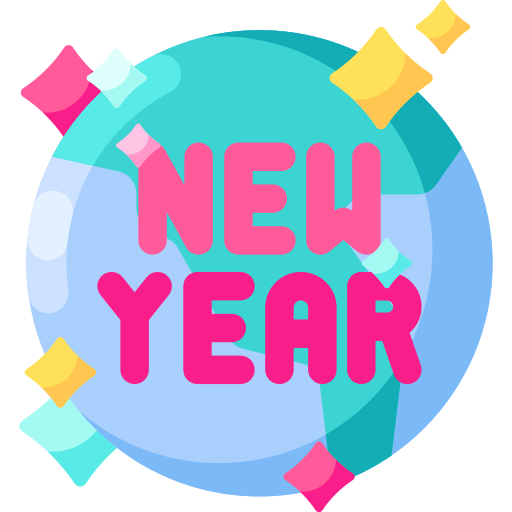 New year Special Shine Flat icon