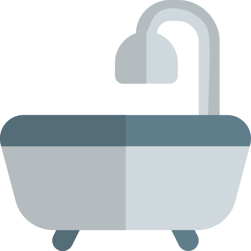 Shower Pixel Perfect Flat icon