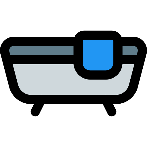 badewanne Pixel Perfect Lineal Color icon