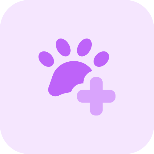 clínica de cuidado de animais domésticos Pixel Perfect Tritone Ícone