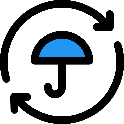 傘 Pixel Perfect Lineal Color icon
