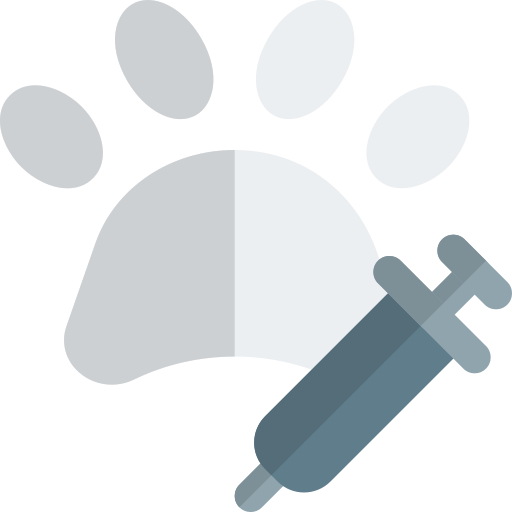 vacuna Pixel Perfect Flat icono