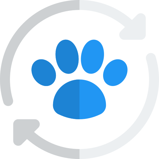 cuidado de mascotas Pixel Perfect Flat icono