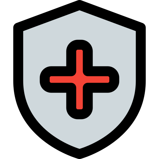 Health insurance Pixel Perfect Lineal Color icon