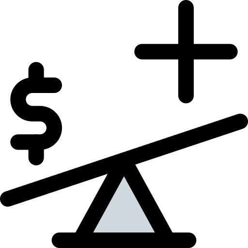 desequilibrado Pixel Perfect Lineal Color icono