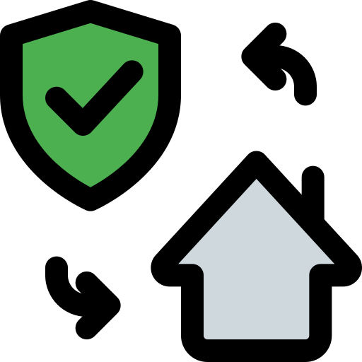 Home insurance Pixel Perfect Lineal Color icon