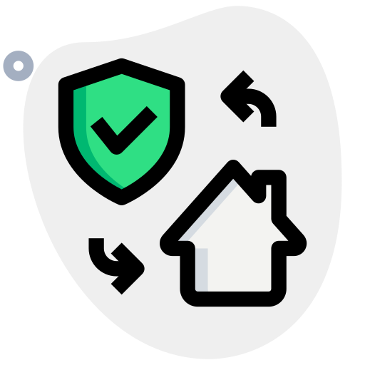 Home insurance Generic Rounded Shapes icon