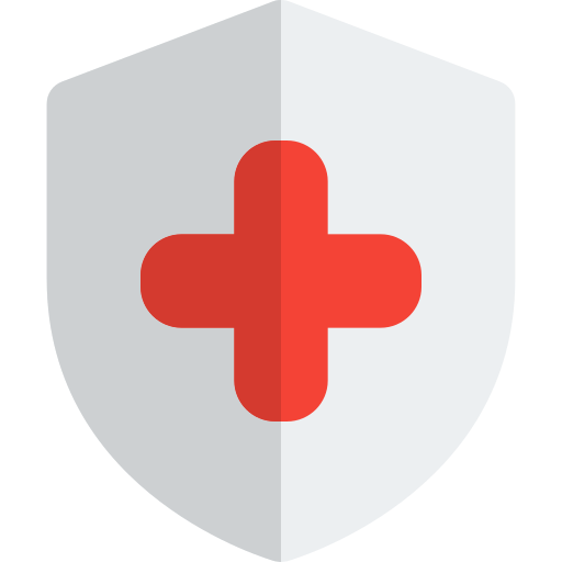 seguro de salud Pixel Perfect Flat icono